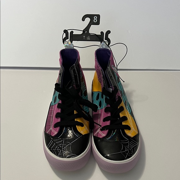 Disney High-Top Sneakers with Skeleton Design - Black, Yellow, Purple, Teal - Picture 3 of 6